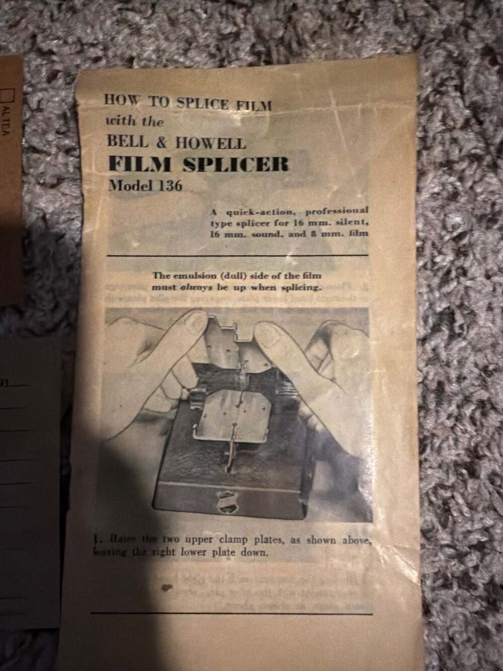 1934 Bell & Howell Early 8mm Film Projector - Antique Regent Model - Perfect Con - Picture 10 of 12